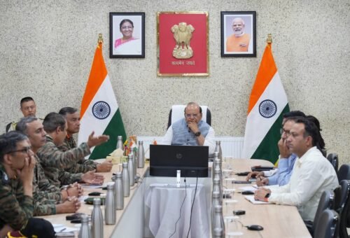 L-G VK Saxena reviews preparedness to mitigate landslides & rockfalls in Ladakh