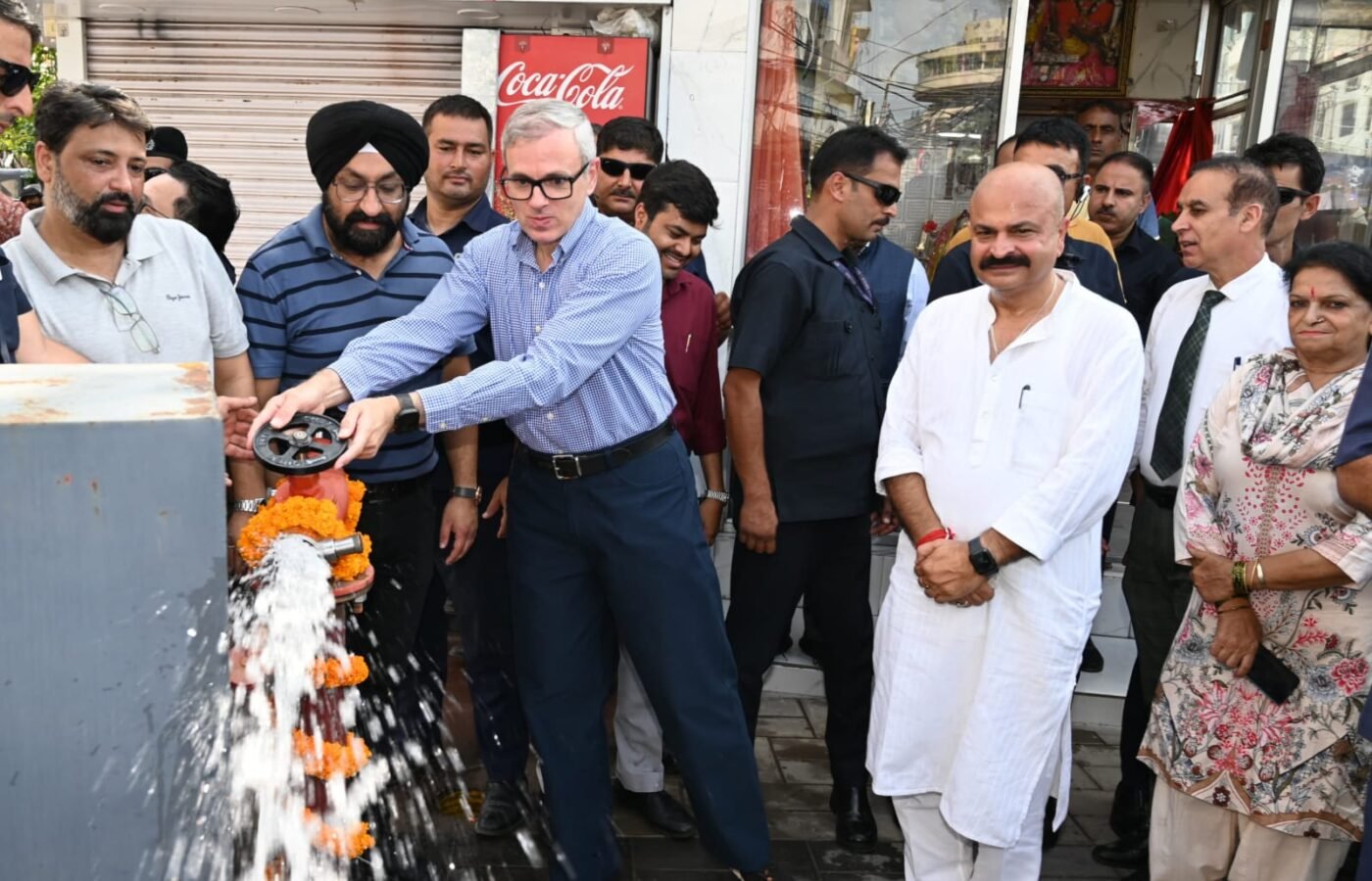 CM Omar inaugurates upgraded Residency Road–High Street in Jammu