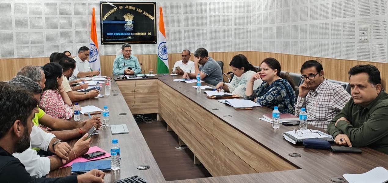Relief Commissioner (M) reviews implementation of special relief ration for Kashmiri Pandits