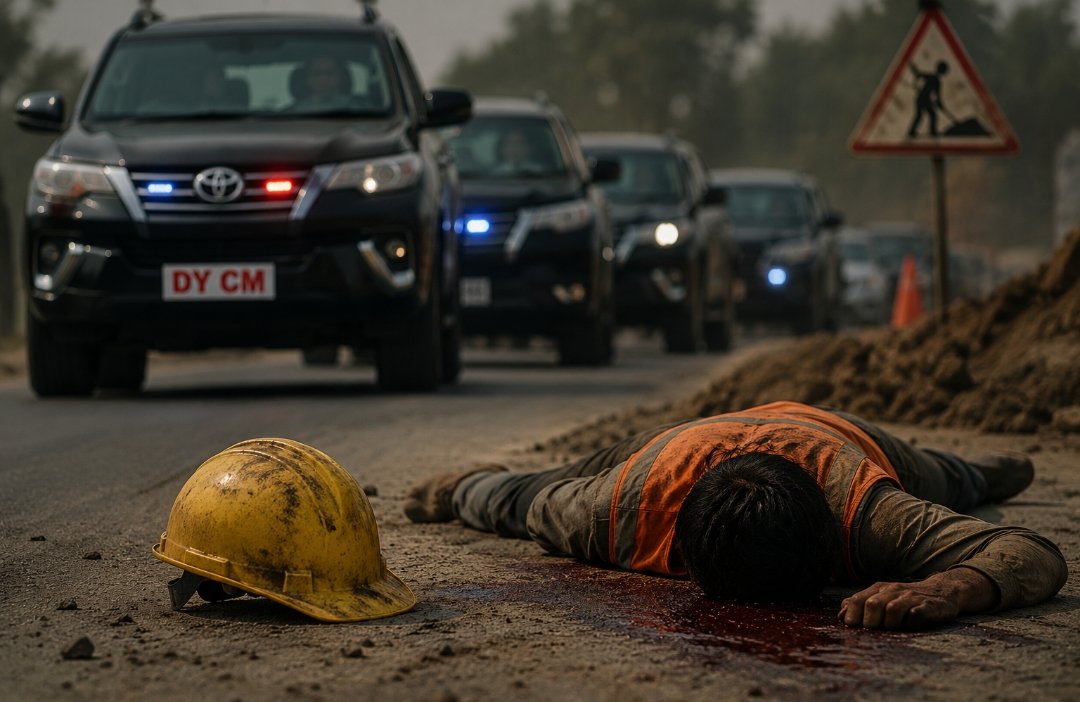 J&K Dy CM’s escort vehicle kills labourer