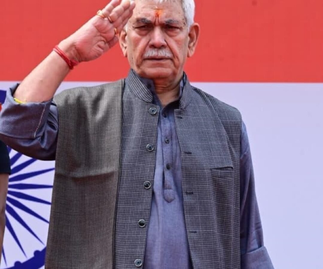 J&K LG hoists National Flag on 80th Independence Day