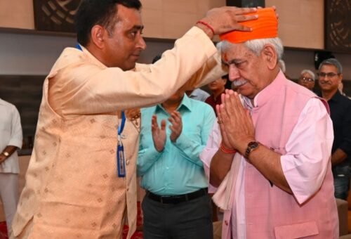 KP Volunteers living proof of spreading light; J&K LG Sinha