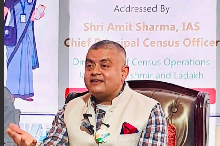 Join Census 2027 for nation building; CPCO Amit Sharma urges people of Ladakh & JK