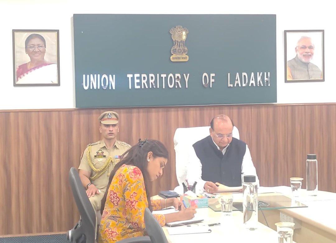 L-G VK Saxena launches ‘Zhabstok Ladakh’ Youth Internship Portal to institutionalise youth participation in governance