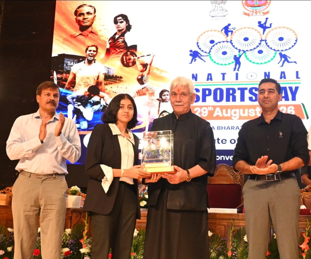Sports is the most honest teacher in life, shaping discipline, unity, & nation-building among youth: LG Sinha
