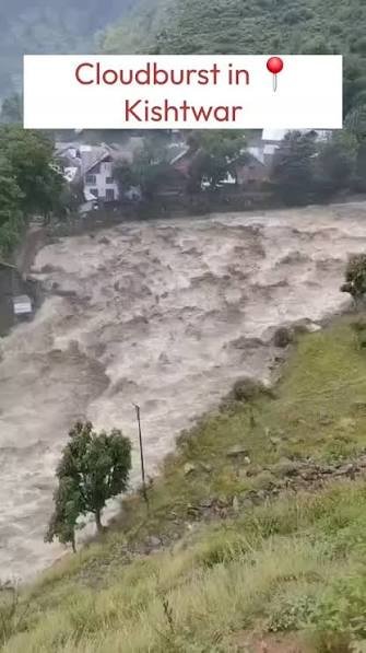 Cloudburst hits Kishtwar, shops, vehicles damaged