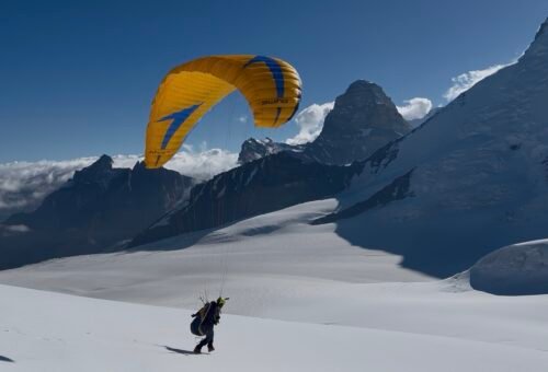 Maiden mountaineering summit & paragliding descent at Mount Delta in Ladakh’s Zanskar region