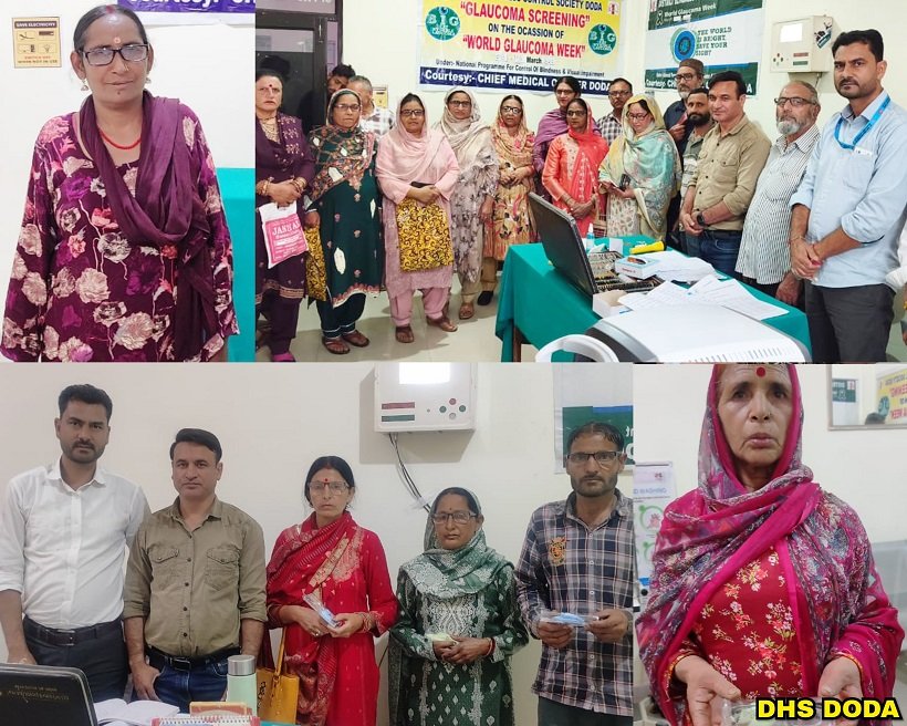 Free Spectacles distributed at SDH Bhaderwah under NPCB&VI Programme