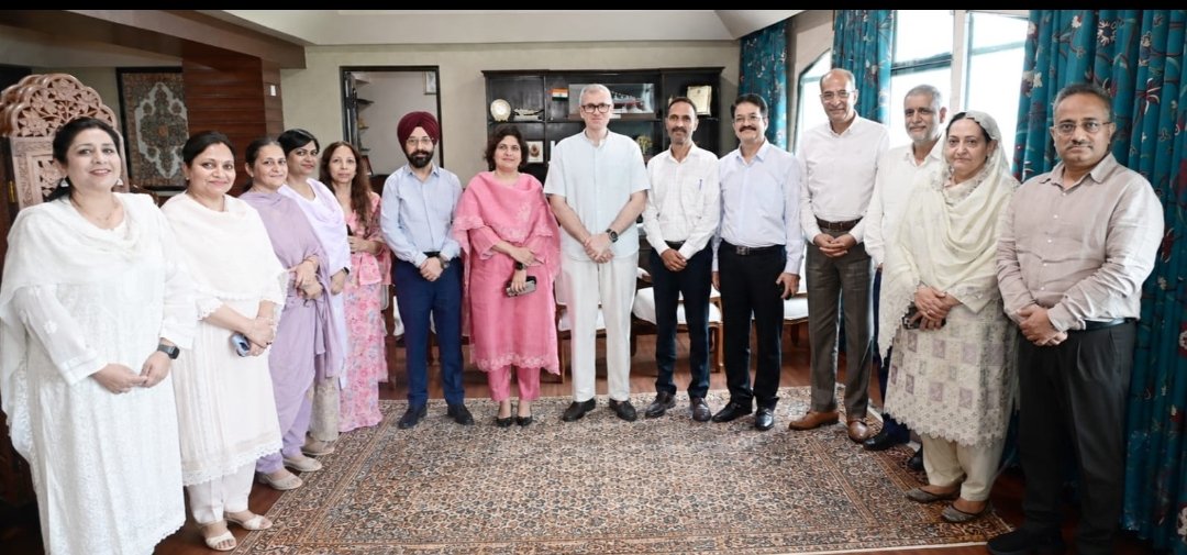 CM Omar Abdullah meets newly inducted IAS officers, discusses Intl Film Fest