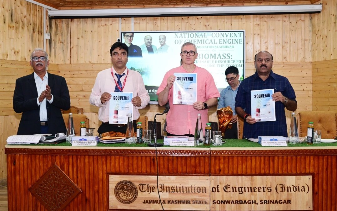 CM Omar calls for locally viable biomass solutions to decarbonize J&K’s economy