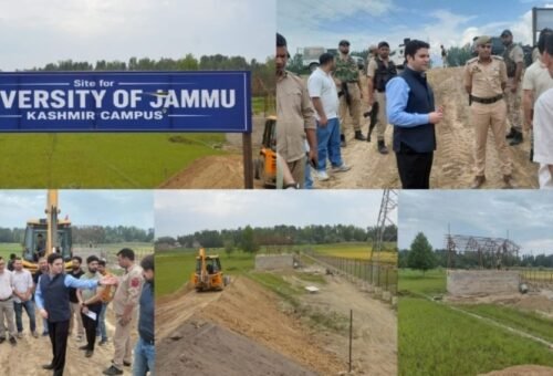 DC Budgam visits University of Jammu Campus at Rakh Arth Bemina