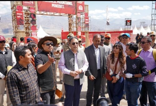 Chief Secretary Inaugurates Royal Enfield Himalayan Basecamp in Leh