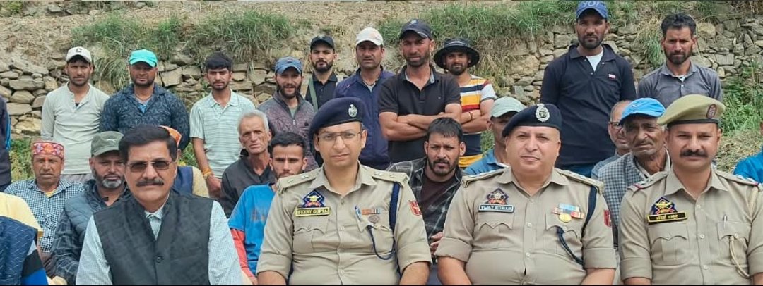 New Kishtwar SSP busy with field visits