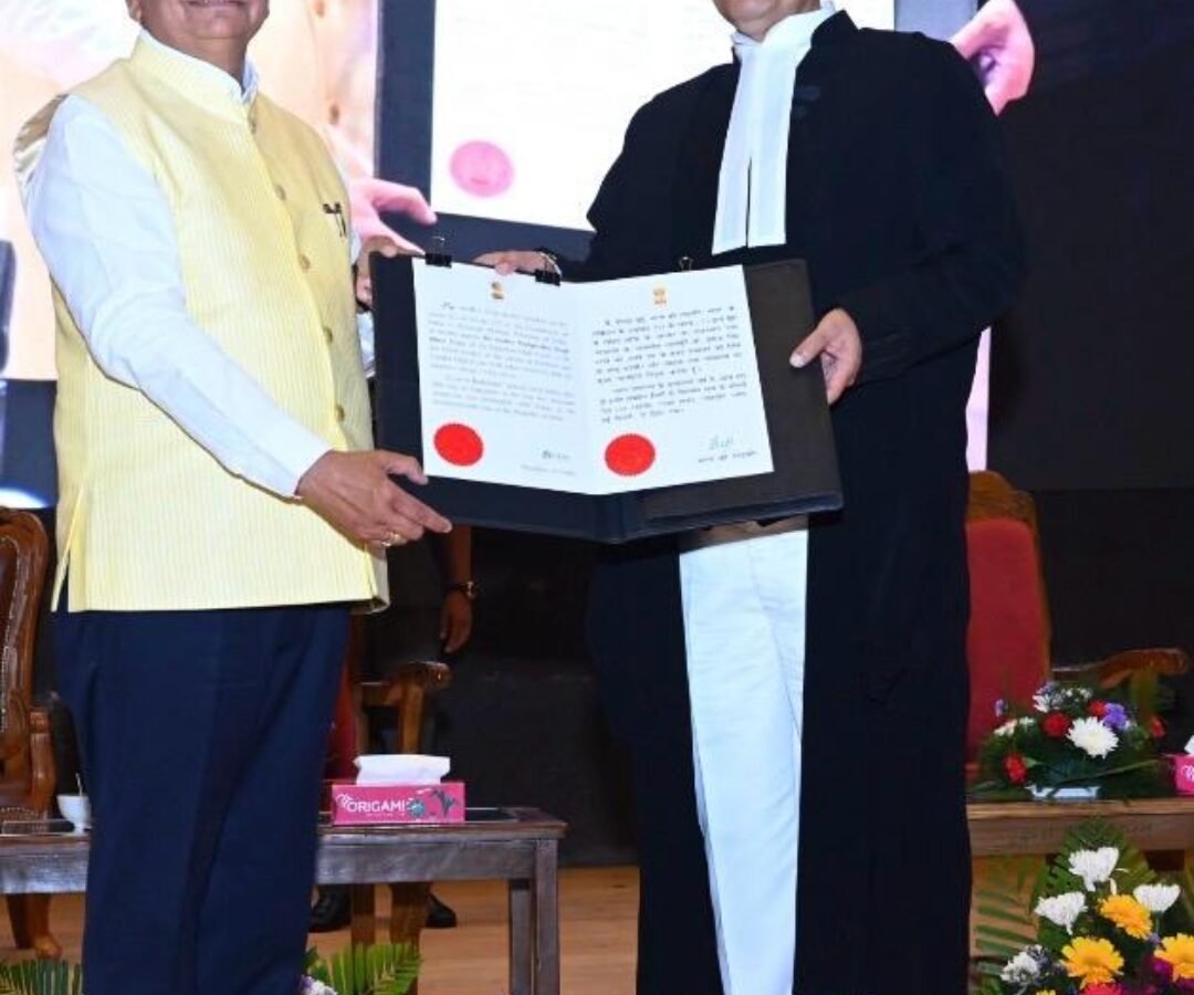 Dr Pushpendra Singh Bhati sworn in as Chief Justice of J&K, Ladakh High Court