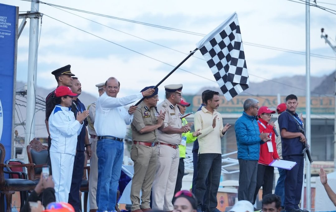 Over 8000 people join 13th Ladakh Marathon