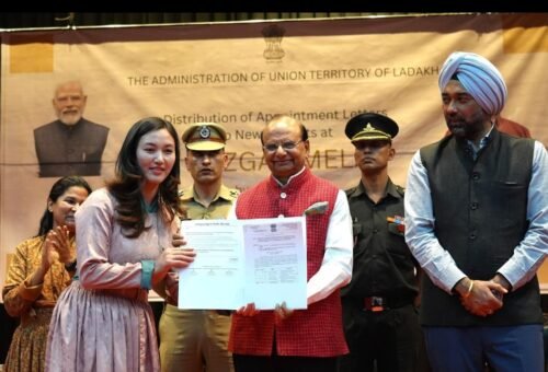 On PM Modi’s birthday 396 youth get govt job letters in Ladakh