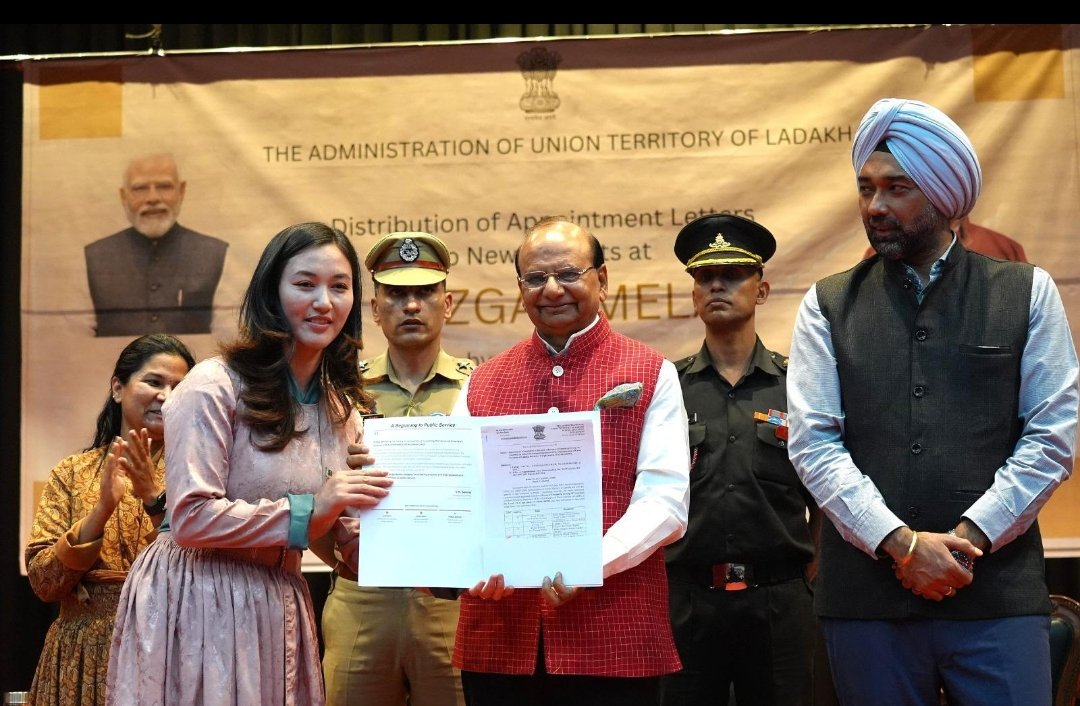 On PM Modi’s birthday 396 youth get govt job letters in Ladakh