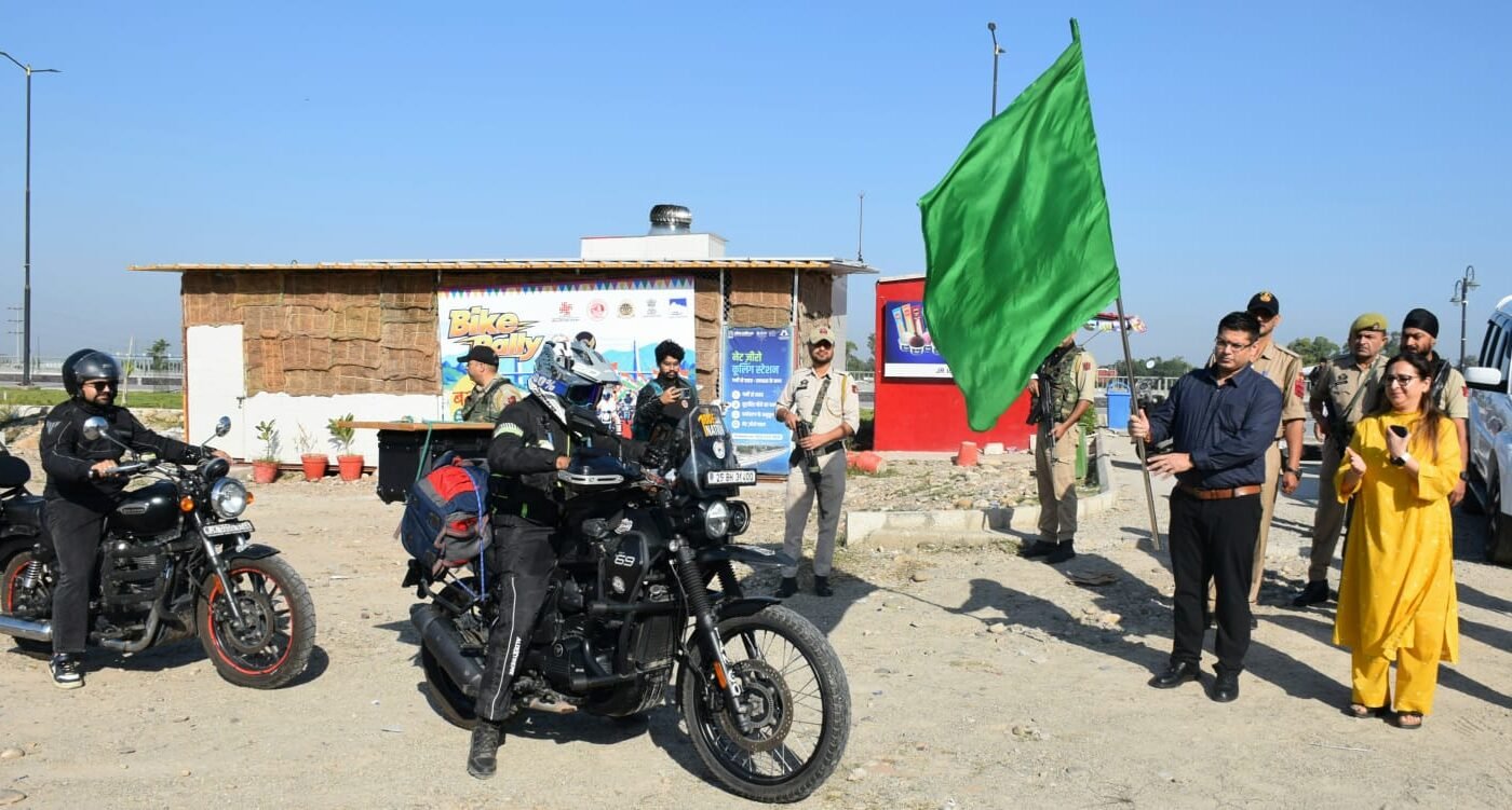 Div Com Jammu flags off Jammu–Basohli Bike Ride to promote tourism, cultural heritage and drug-free youth